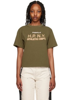 Heron Preston Khaki 'H.P. N.Y.' T-Shirt