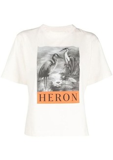 HERON PRESTON Logo cotton t-shirt