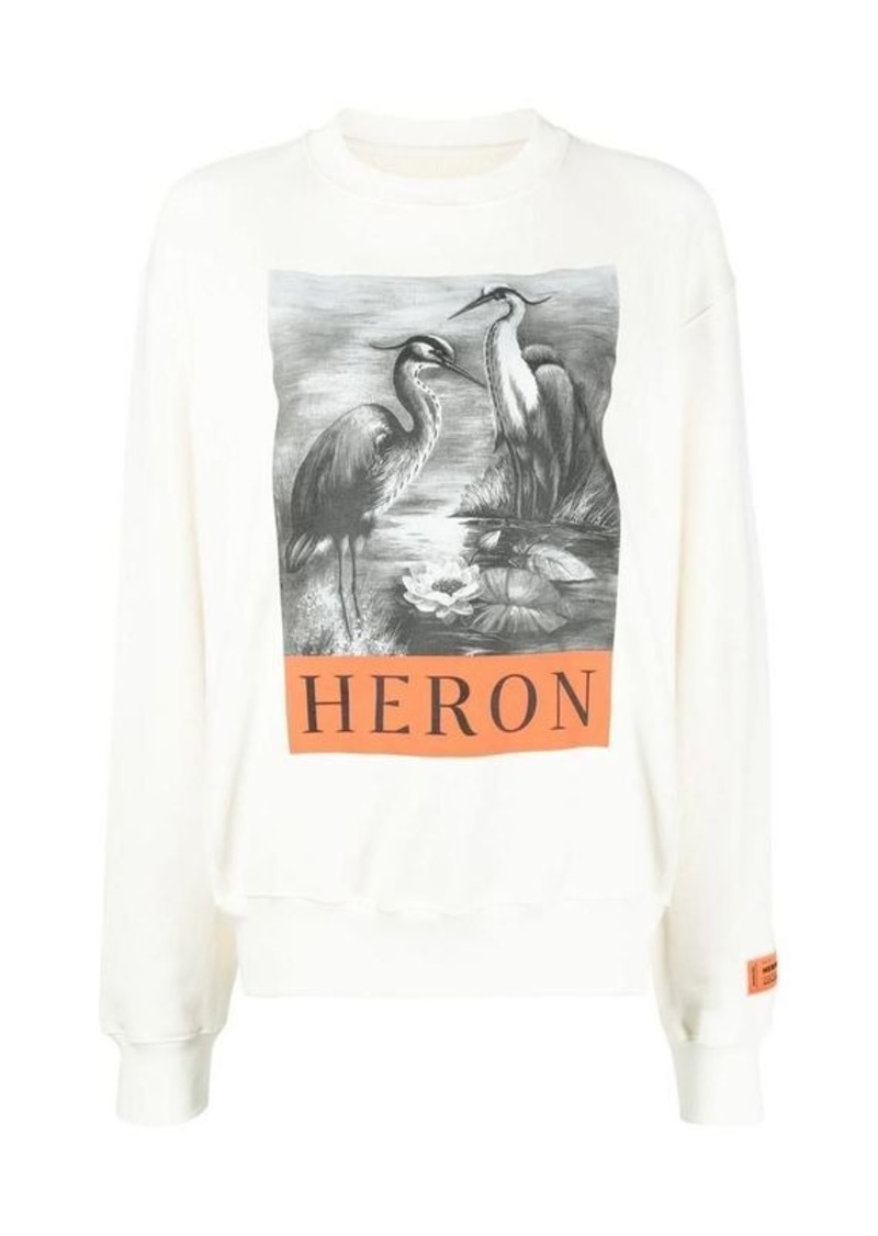 HERON PRESTON NF Heron Logo Crewneck Sweatshirt