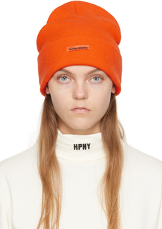 Heron Preston Orange Classic Beanie