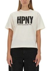 HERON PRESTON T-SHIRT WITH LOGO