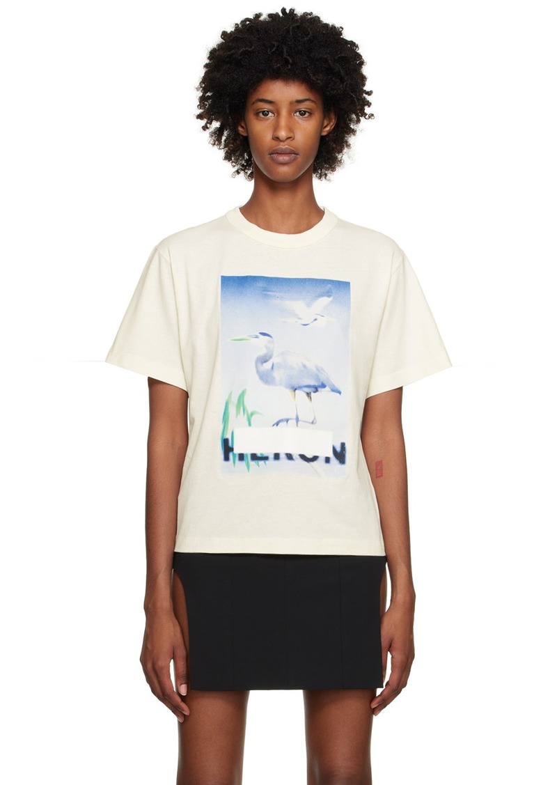 Heron Preston White Censored Heron T-Shirt