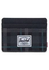 Herschel Supply Co. Charlie RFID Card Case in Periscope Plaid at Nordstrom