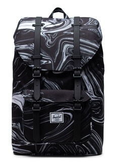 Herschel Supply Co. Little American Mid Volume Backpack in Paint Pour Black at Nordstrom Rack