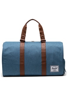 Herschel Supply Co. Novel Duffle Bag in Copenhagen Blue Crosshatch at Nordstrom Rack