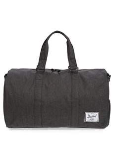 Herschel Supply Co. Novel Duffle Bag in Black Crosshatch at Nordstrom