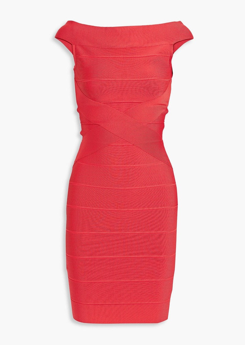 Herve Leger Hervé Léger - Bandage mini dress - Red - S