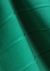 Herve Leger Hervé Léger - Bandage mini dress - Green - L