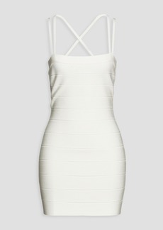 Herve Leger Hervé Léger - Bandage mini dress - White - XL