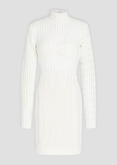 Herve Leger Hervé Léger - Burnout bandage mini dress - White - XS