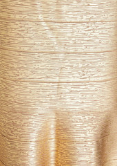 Herve Leger Hervé Léger - Fluted metallic bandage dress - Metallic - XXS