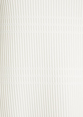 Herve Leger Hervé Léger - Fringed ribbed-knit gown - White - M