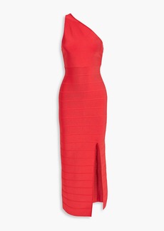Herve Leger Hervé Léger - One-shoulder bandage maxi dress - Red - XS