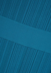 Herve Leger Hervé Léger - Pointelle-knit midi dress - Blue - XS
