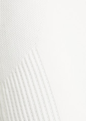 Herve Leger Hervé Léger - Pointelle-knit mini skirt - White - XS