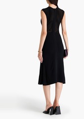 Herve Leger Hervé Léger - Ribbed-knit midi dress - Black - XS