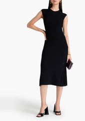 Herve Leger Hervé Léger - Ribbed-knit midi dress - Black - XS