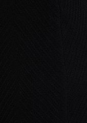 Herve Leger Hervé Léger - Ribbed-knit mini dress - Black - XXS