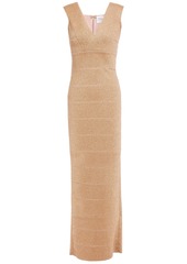 Herve Leger Hervé Léger Woman Metallic Bandage Gown Blush
