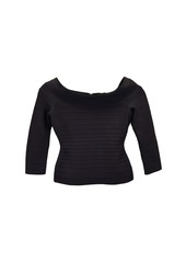 Herve Leger Bandage Top in Black Cupro