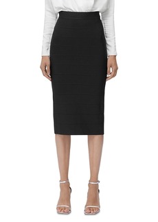 Herve Leger Icon Bandage Pencil Skirt