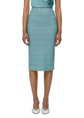 Herve Leger Icon Bandage Pencil Skirt