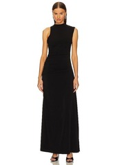 Herve Leger Ruched Jersey Gown