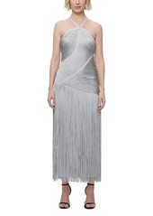 Herve Leger The Amelia Fringe Gown