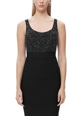 Herve Leger The Fiona Sequin Top