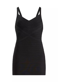 Herve Leger Icon Bandage Body-Con Minidress