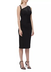 Herve Leger Ingrid One-Shoulder Sheath Dress