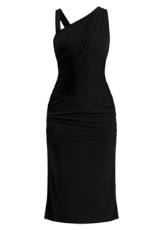 Herve Leger Ingrid One-Shoulder Sheath Dress