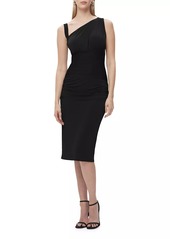 Herve Leger Ingrid One-Shoulder Sheath Dress