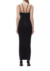 Herve Leger Jocelyn Plunge Bandage Gown