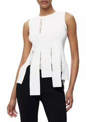 Herve Leger Naomi Crystal-Embellished Top