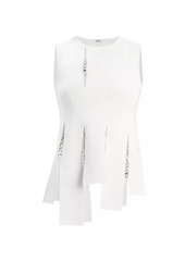 Herve Leger Naomi Crystal-Embellished Top