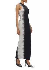 Herve Leger Ruby Intarsia Body-Con Gown