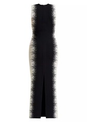 Herve Leger Ruby Intarsia Body-Con Gown