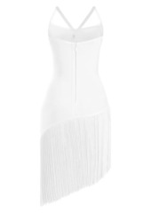 Herve Leger Zoe Fringe-Trimmed Bandage Minidress