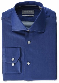 Hickey Freeman Men's Contemporary Fitted Long Dress Shirt  15.5" Neck 32-33" Sleeve