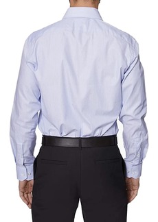 Hickey Freeman Men's Contemporary Fitted Long Dress Shirt