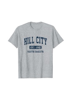 Hill City South Dakota SD Vintage Athletic Sports Design T-Shirt