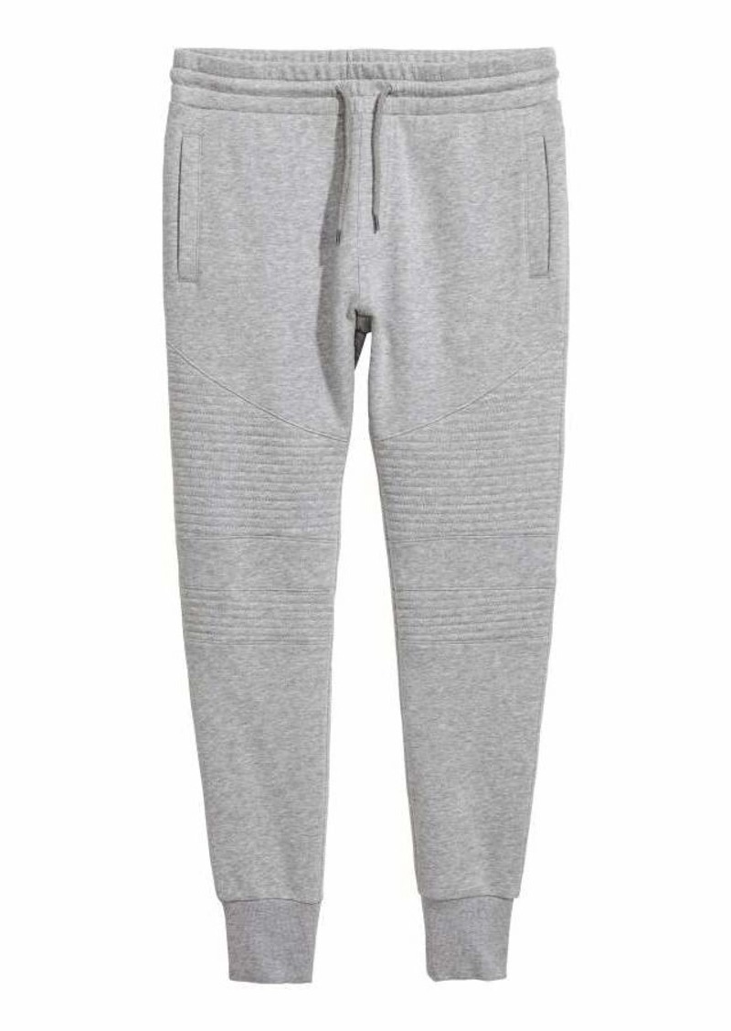 grey biker joggers