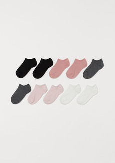 H&M H & M - 10-pack Ankle Socks - Black