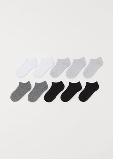 H&M H & M - 10-pack Ankle Socks - Gray
