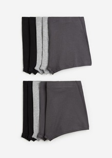 H&M H & M - 10-pack Short Cotton Boxer Shorts - Gray