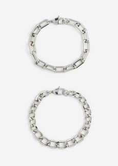 H&M H & M - 2-pack Bracelets - Silver