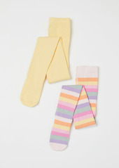 H&M H & M - 2-pack Fine-knit Tights - Pink