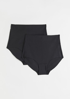 H&M H & M - 2-pack Invisible Light Shaping Briefs - Black