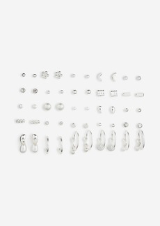 H&M H & M - 25 Pairs Earrings and Studs - Silver